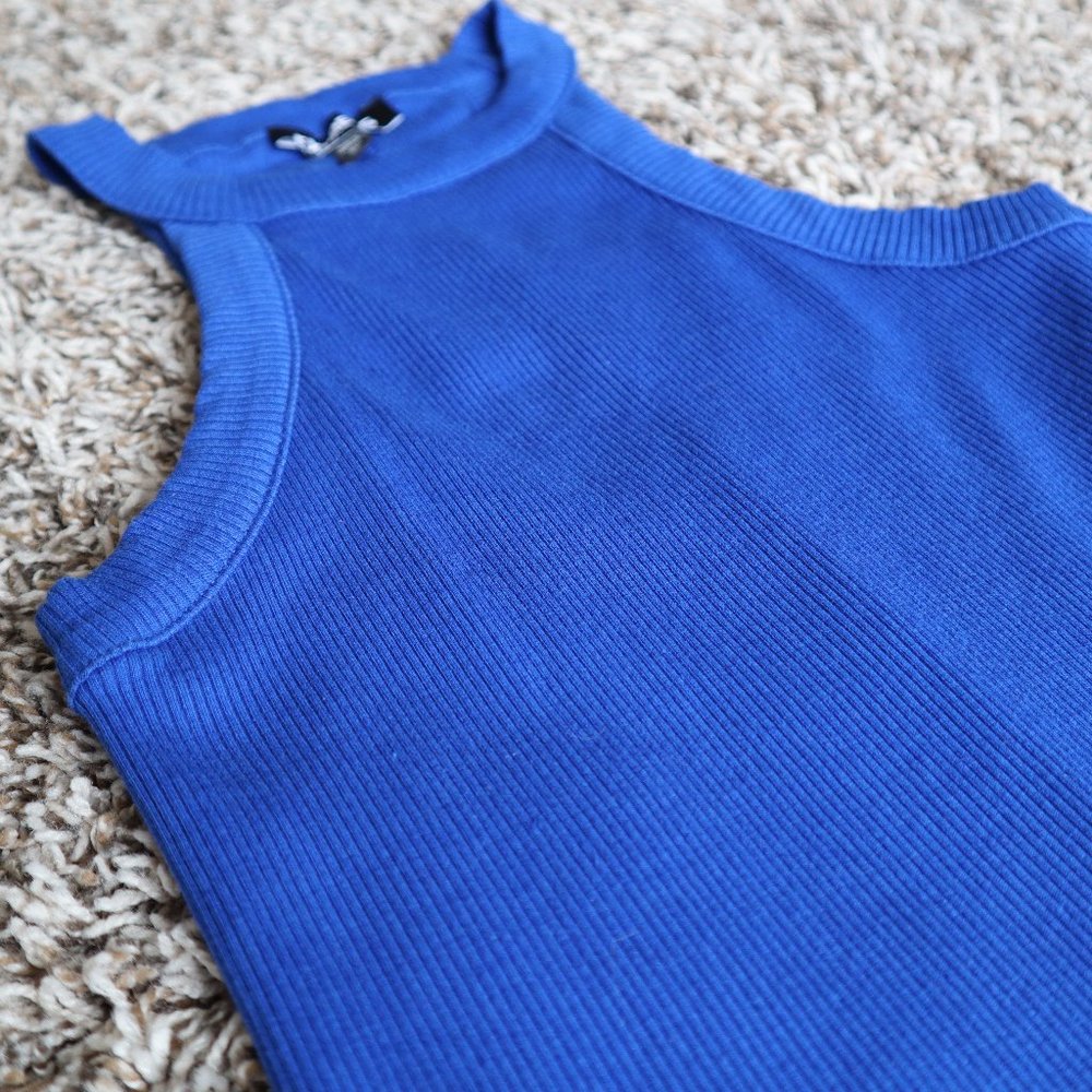 EXPRESS Women Summer Blue Dress Size XS - Picture 11 of 14